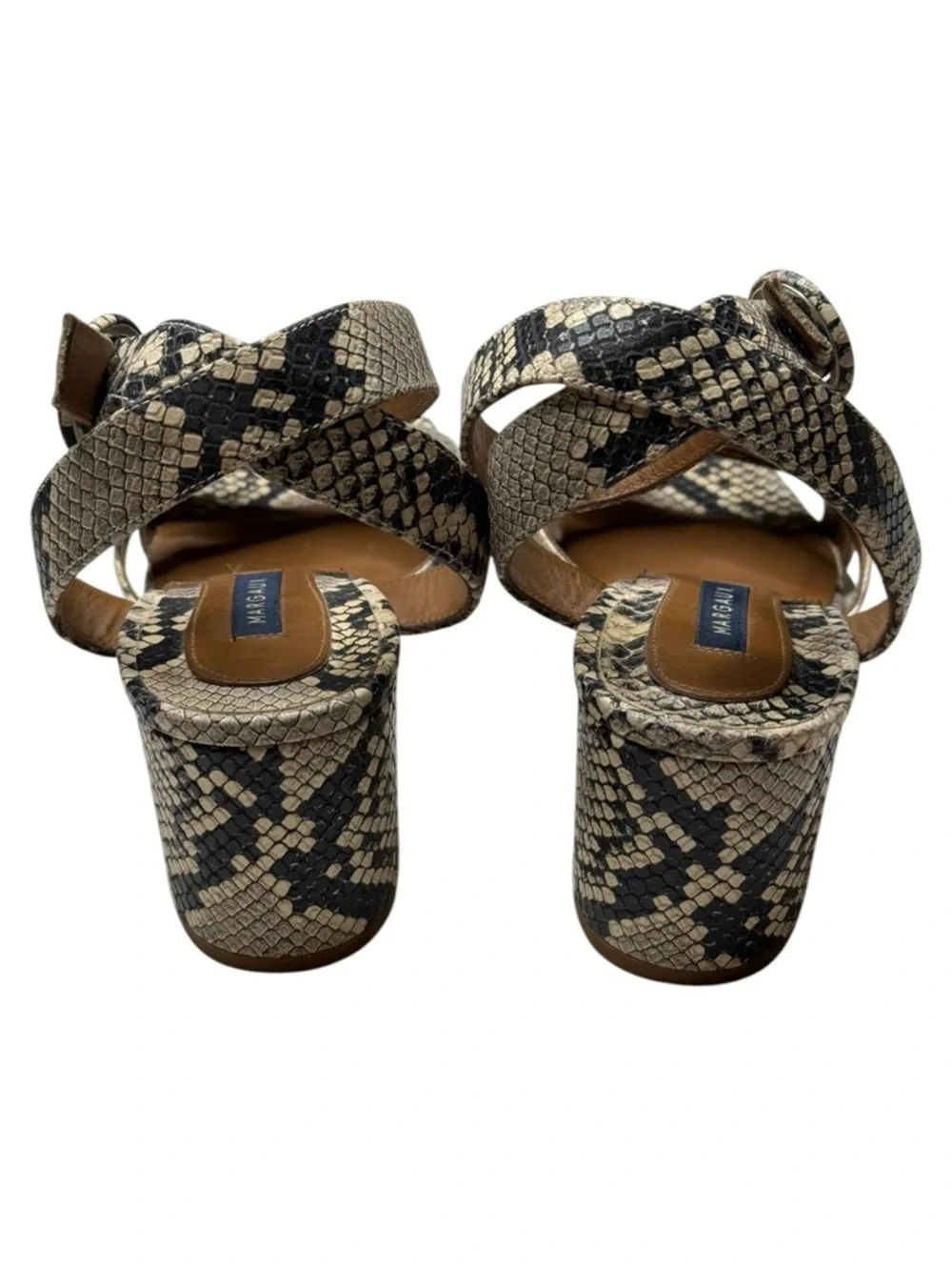 VHTF: Margaux 𓀬 The City Sandal 𓀬 Python Embossed 𓀬 40N 9N 9.5N 𓀬 Best Seller 𓀬